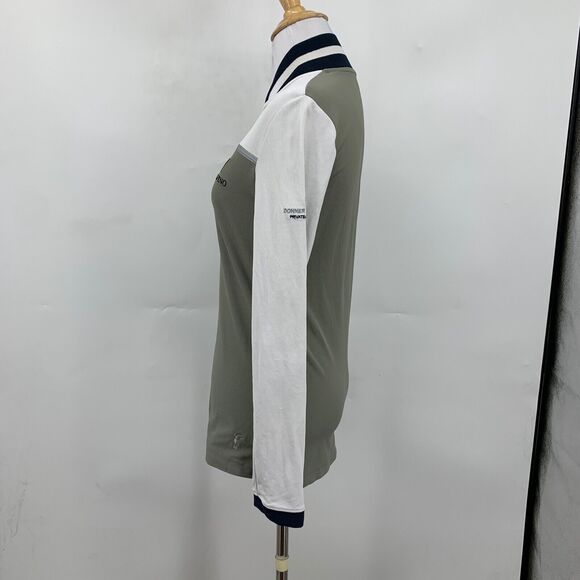 Golfino Sweatshirt Womens 6 Multi Quarter Zip Long Sleeve Golf Performance *Logo - Picture 4 of 12